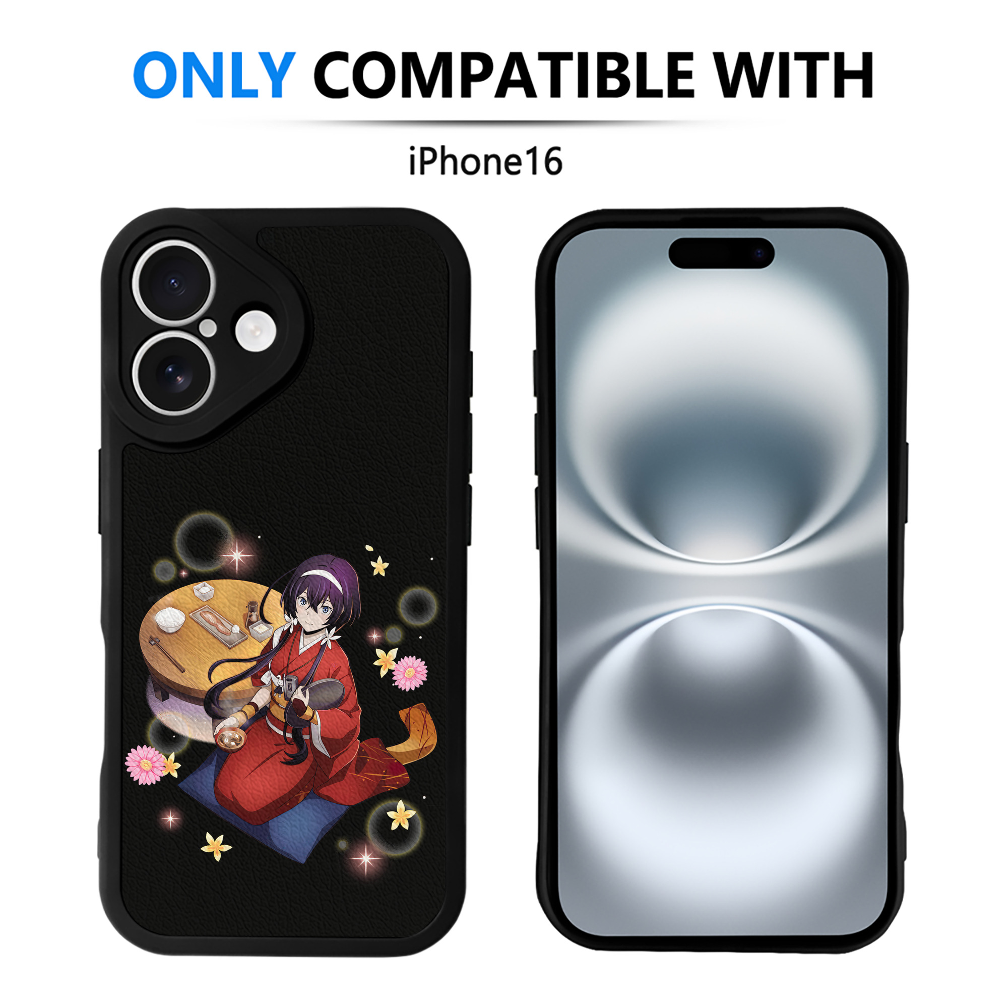 （画像用） 文豪ストレイドッグス Bungo Stray Dogs 【iPhone 16シリーズ対応】シリコンスマホケース（レザー調） 材質：シリコン